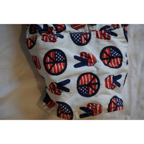 Peace Sign Shirt Hippie Button Down 1960's 1970's Mens Size L Royal Tailors - Picture 5 of 6